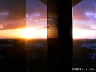 Orlando sunrise 5-27-2002 &copy;2002 - by cb cooke