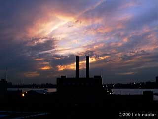 another sunset over glyph &copy; 2001 - by cb cooke